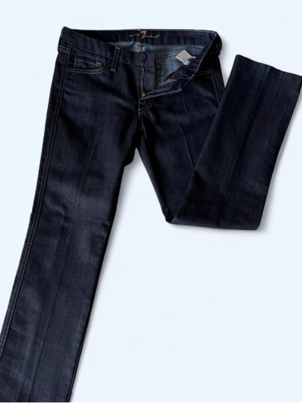 7 For All Mankind Men's Slim Straight Jeans - Indigo Black